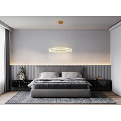 Lampa wisząca glamour LIBERTY 80 złota