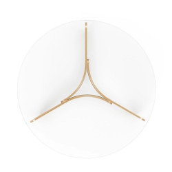 Stolik kawowy MADERA drewno plus szkło