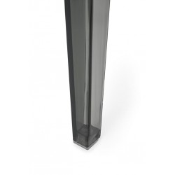 Krzesło Louis Inspirowane Louis Ghost dymione szare transparentne