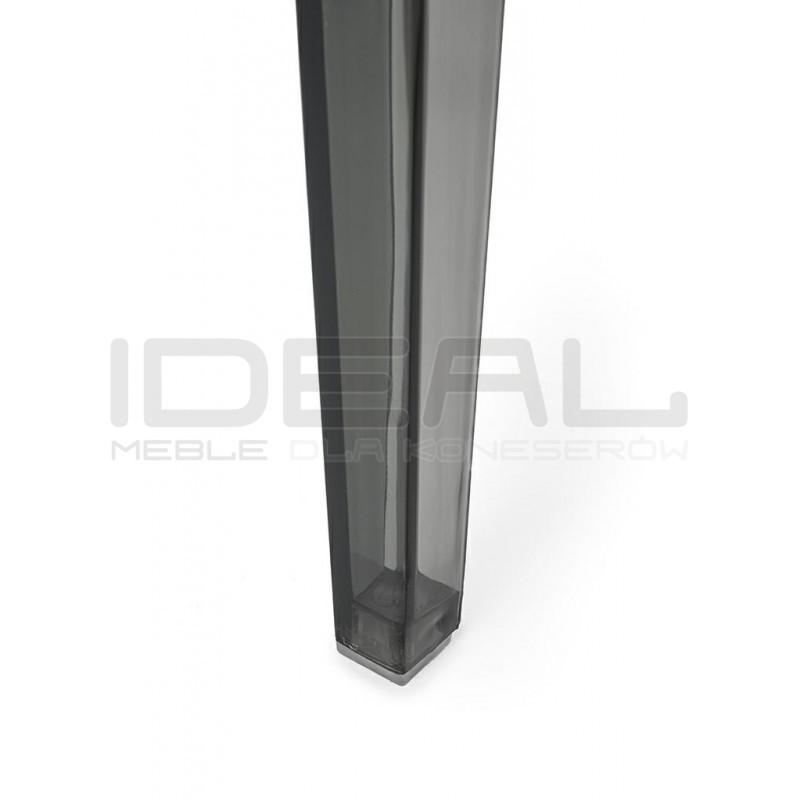 Krzesło Louis Inspirowane Louis Ghost dymione szare transparentne