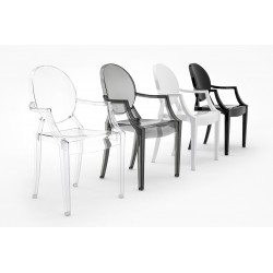 Krzesło Louis Inspirowane Louis Ghost białe