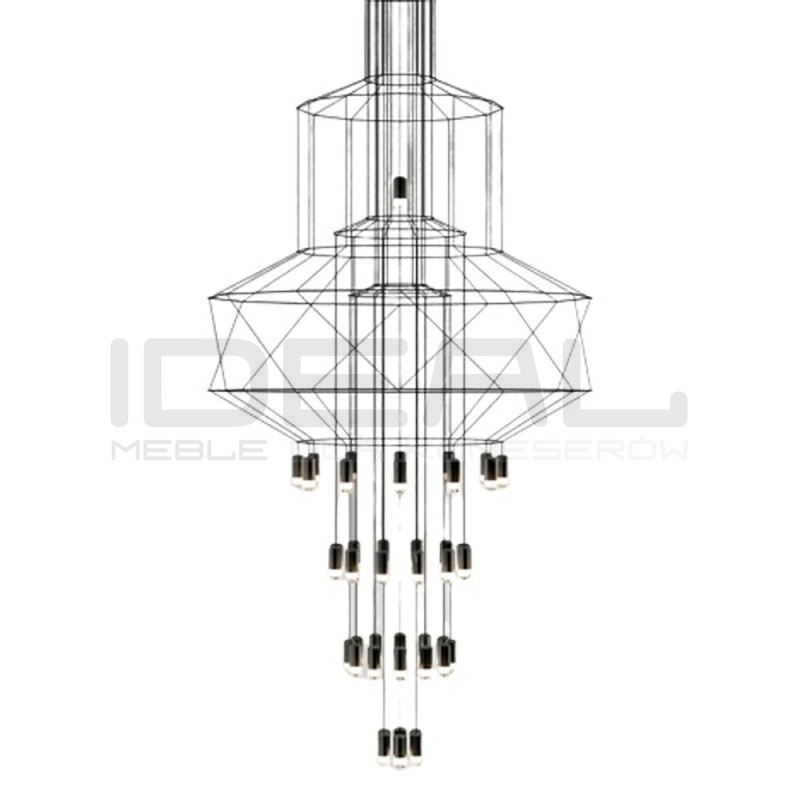 Lampa designerska wisząca linea 43 XL 150