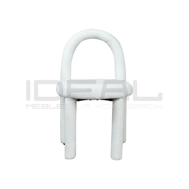 Tapicerowane Krzesło Designerskie Fantasy Diamanda Boucle nietypowy kształt