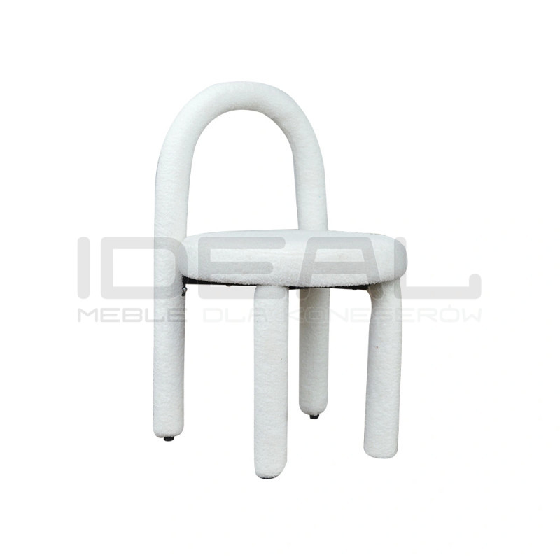 Tapicerowane Krzesło Designerskie Fantasy Diamanda Boucle nietypowy kształt