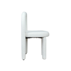 Tapicerowane Krzesło Designerskie Fantasy Diamanda Boucle nietypowy kształt