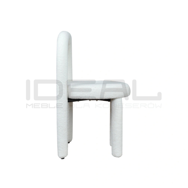 Tapicerowane Krzesło Designerskie Fantasy Diamanda Boucle nietypowy kształt