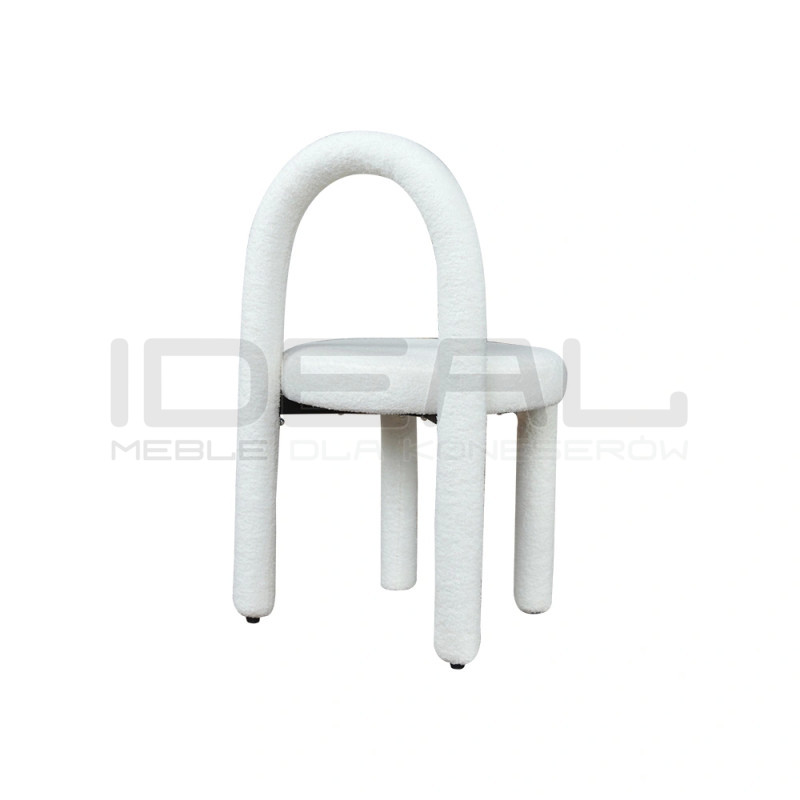 Tapicerowane Krzesło Designerskie Fantasy Diamanda Boucle nietypowy kształt