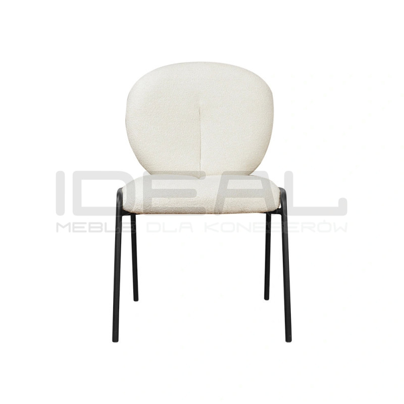 Tapicerowane Krzesło Designerskie Fantasy Dimmity Boucle