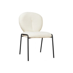 Tapicerowane Krzesło Designerskie Fantasy Dimmity Boucle