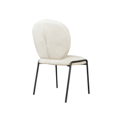 Tapicerowane Krzesło Designerskie Fantasy Dimmity Boucle