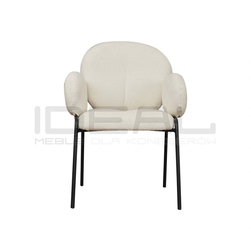 Tapicerowany Fotel Designerski Fantasy Dimmity Boucle