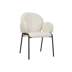 Tapicerowany Fotel Designerski Fantasy Dimmity Boucle