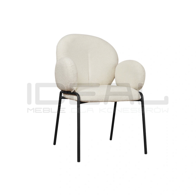 Tapicerowany Fotel Designerski Fantasy Dimmity Boucle