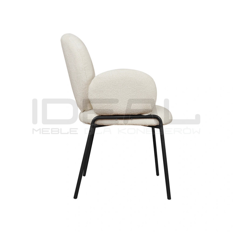 Tapicerowany Fotel Designerski Fantasy Dimmity Boucle