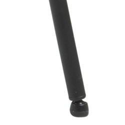 Krzesło z podłokietnikami czarne Prometeusz czarne nogi