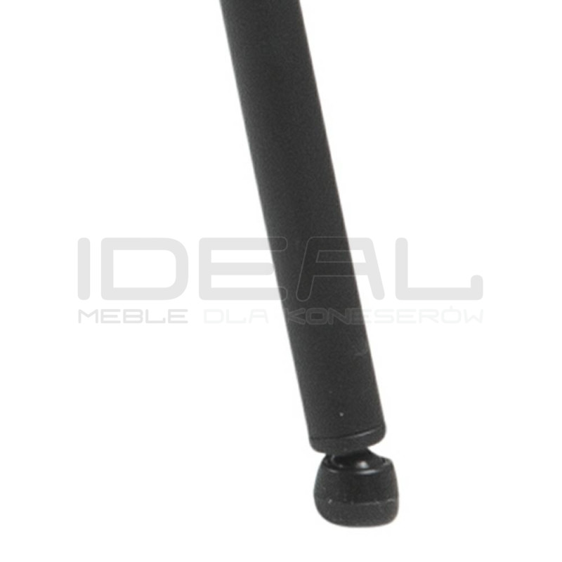 Krzesło z podłokietnikami czarne Prometeusz czarne nogi