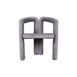 Tapicerowane Krzesło Designerskie Fantasy Letitia nietypowy kształt