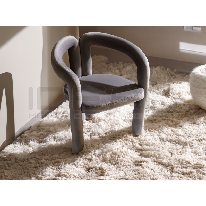 Tapicerowane Krzesło Designerskie Fantasy Letitia nietypowy kształt