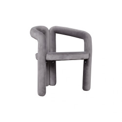 Tapicerowane Krzesło Designerskie Fantasy Letitia nietypowy kształt