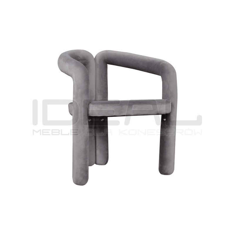 Tapicerowane Krzesło Designerskie Fantasy Letitia nietypowy kształt