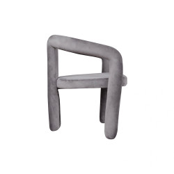 Tapicerowane Krzesło Designerskie Fantasy Letitia nietypowy kształt