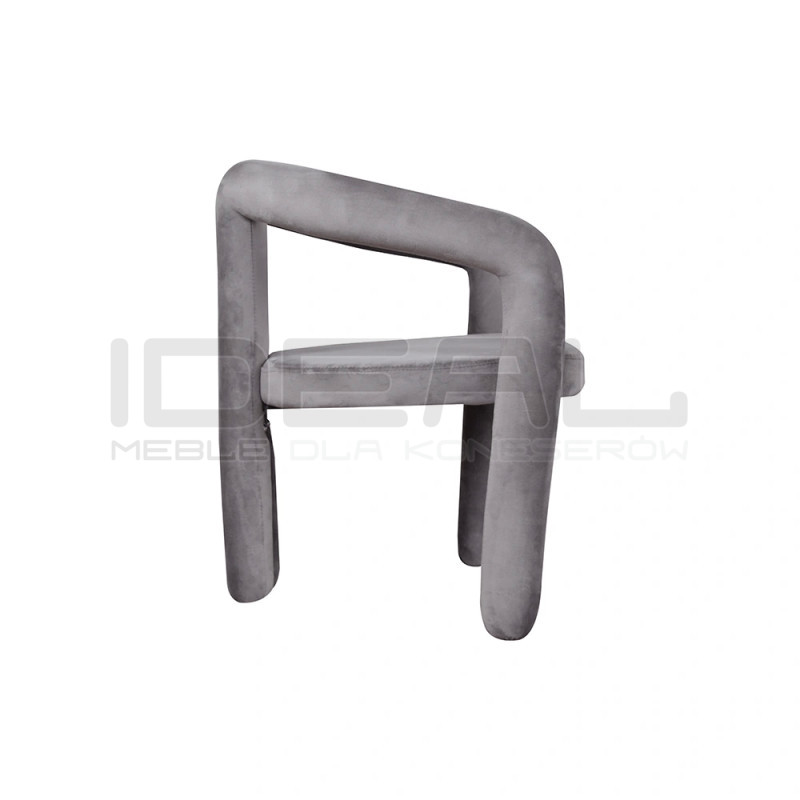 Tapicerowane Krzesło Designerskie Fantasy Letitia nietypowy kształt