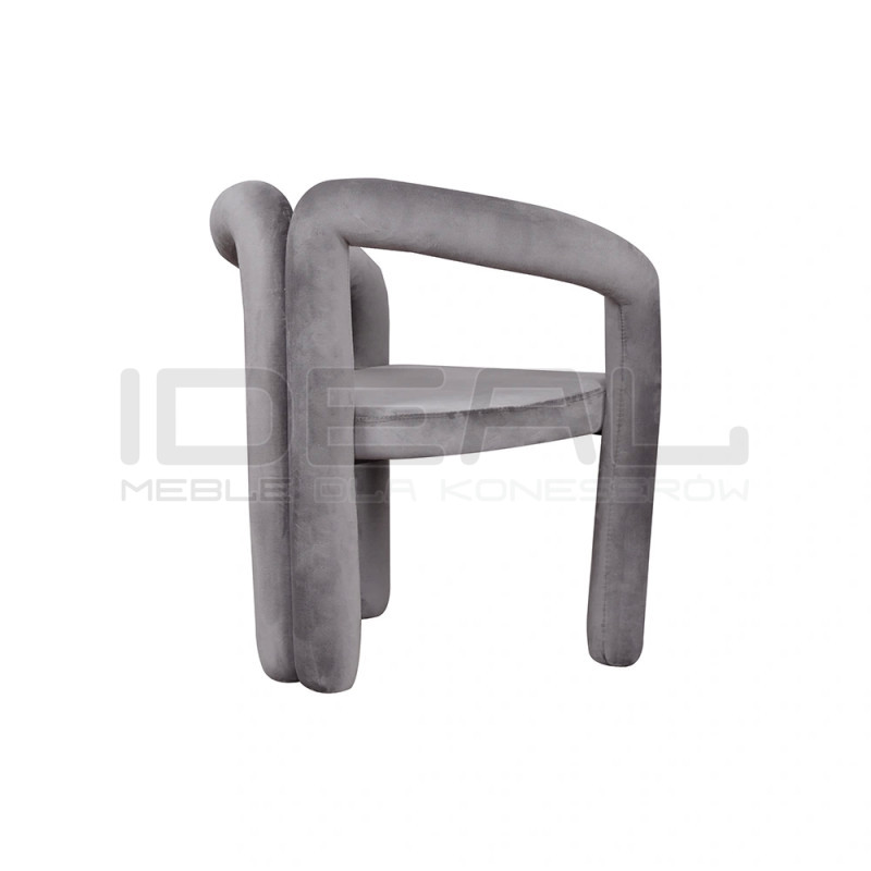 Tapicerowane Krzesło Designerskie Fantasy Letitia nietypowy kształt