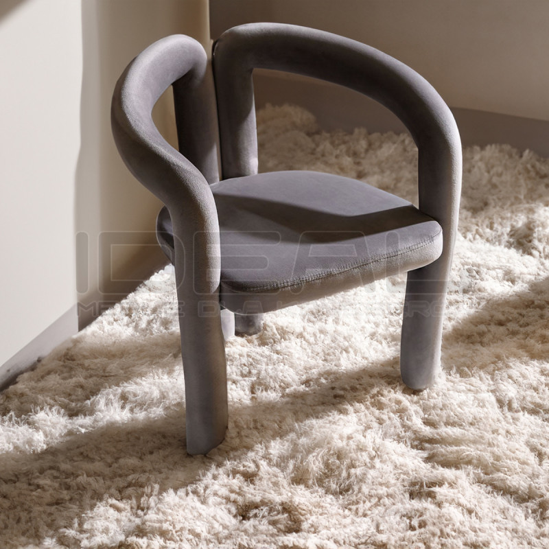 Tapicerowane Krzesło Designerskie Fantasy Letitia nietypowy kształt