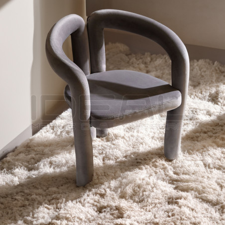 Tapicerowane Krzesło Designerskie Fantasy Letitia nietypowy kształt