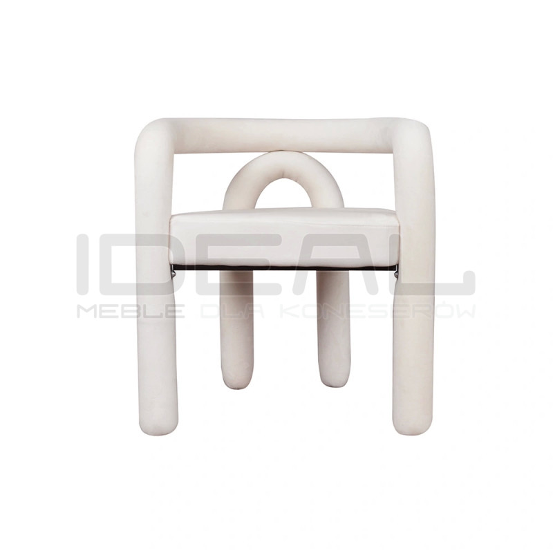 Tapicerowane Krzesło Designerskie Fantasy Brenda nietypowy kształt