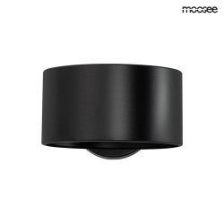 Kinkiet Arro czarny nowoczesny światło góra dół