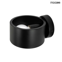 Kinkiet Arro czarny nowoczesny światło góra dół