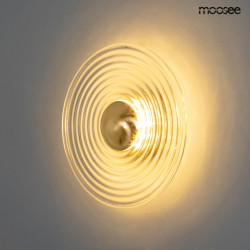 Okrągły Kinkiet ONDA złoty