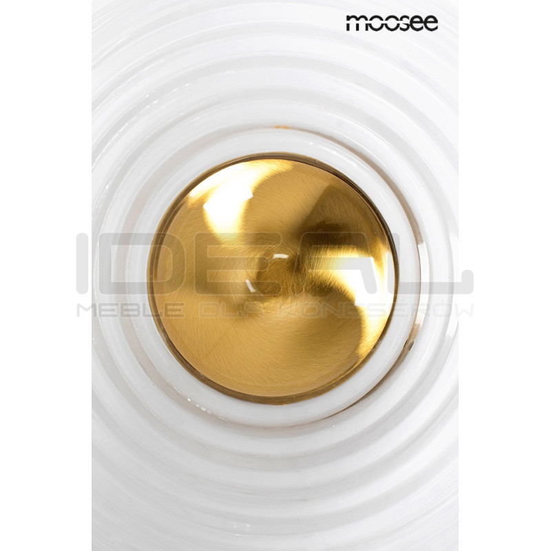 Okrągły Kinkiet ONDA złoty