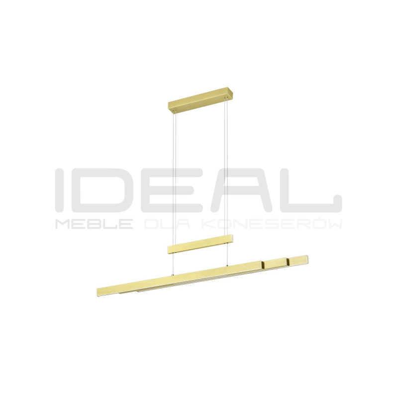Lampa wisząca Pozioma Bruno złota Led
