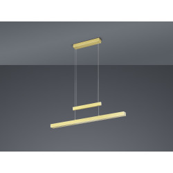 Lampa wisząca Pozioma Bruno złota Led