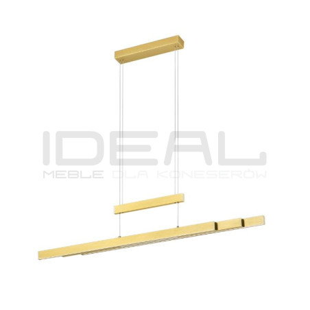 Lampa wisząca Pozioma Bruno złota Led