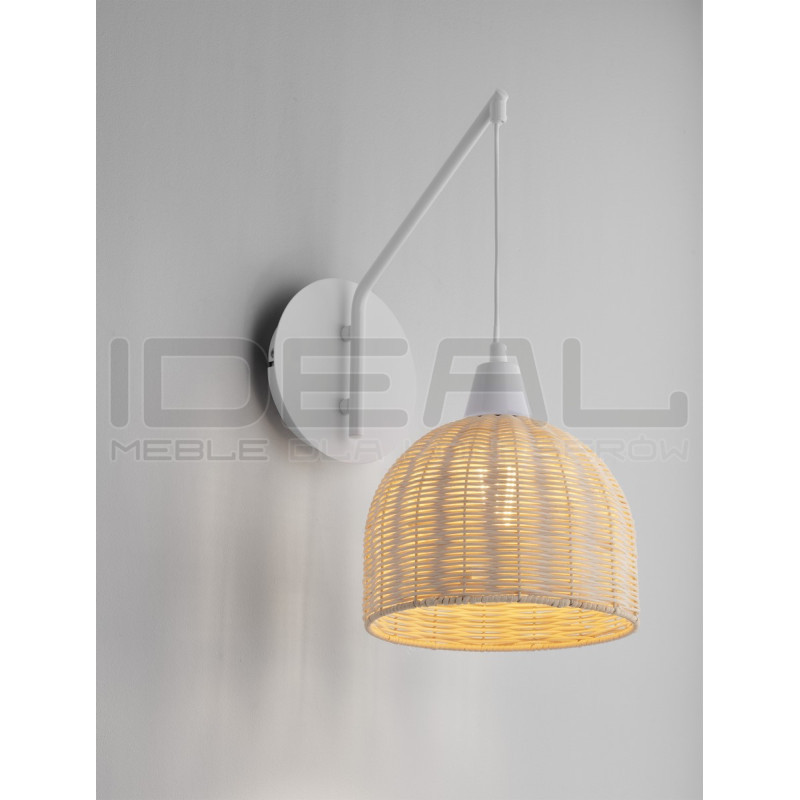 kinkiet boho Summer rattan naturalny