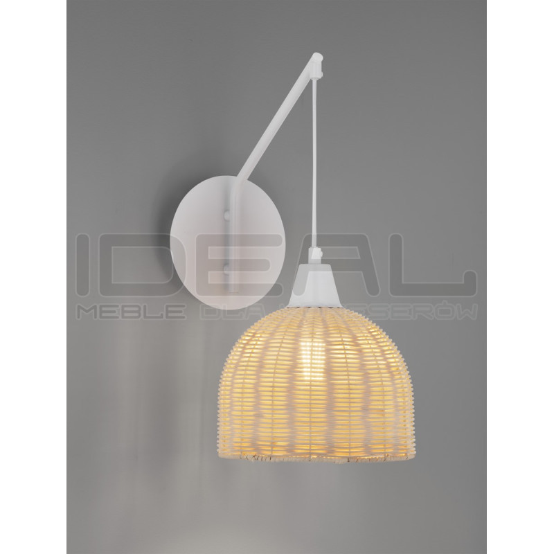 kinkiet boho Summer rattan naturalny