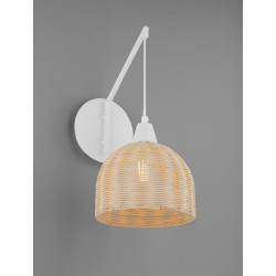 kinkiet boho Summer rattan naturalny