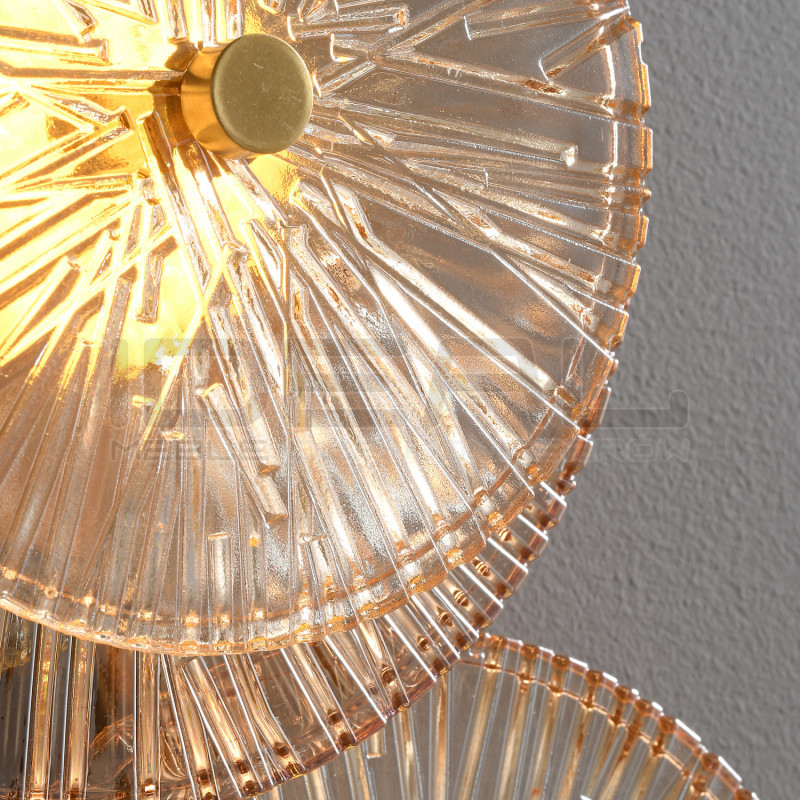 Dekoracyjny KINKIET LUXIO-4 LED BURSZTYNOWY