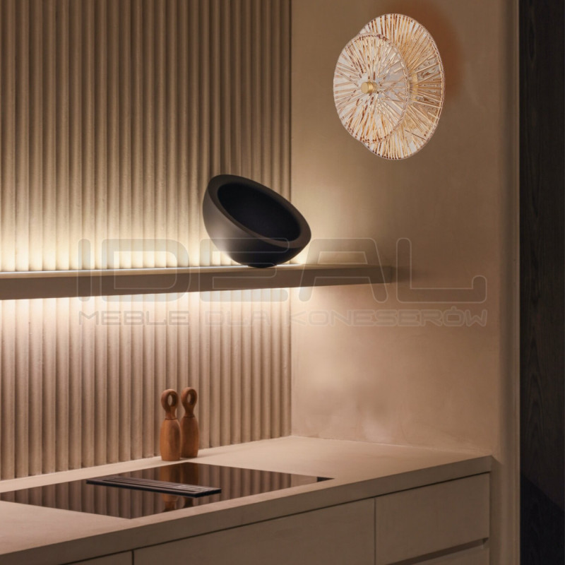 Dekoracyjny kinkiet LUXIO 1 LED BURSZTYNOWY