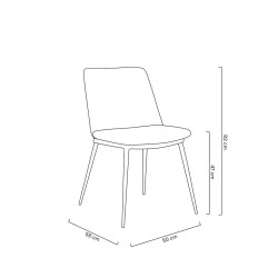 Krzesło Glamour DIEGO