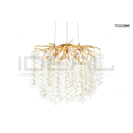 Lampa wisząca glamour RIVIERA 60 jemioła złota