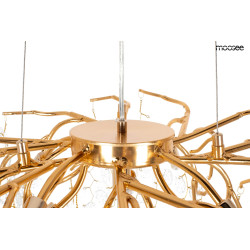 Lampa wisząca glamour RIVIERA 80 jemioła złota
