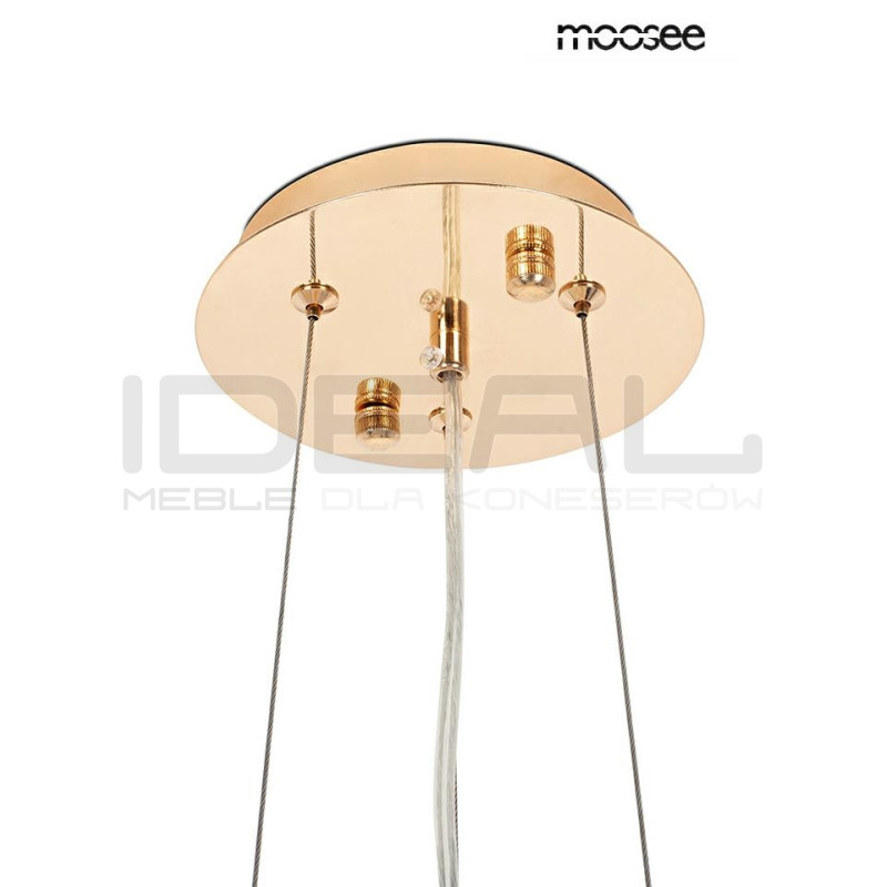 Lampa wisząca glamour RIVIERA 80 jemioła złota