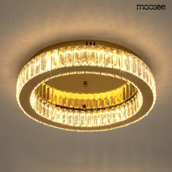 Kryształowy Plafon BORRA lampa sufitowa 50 złota