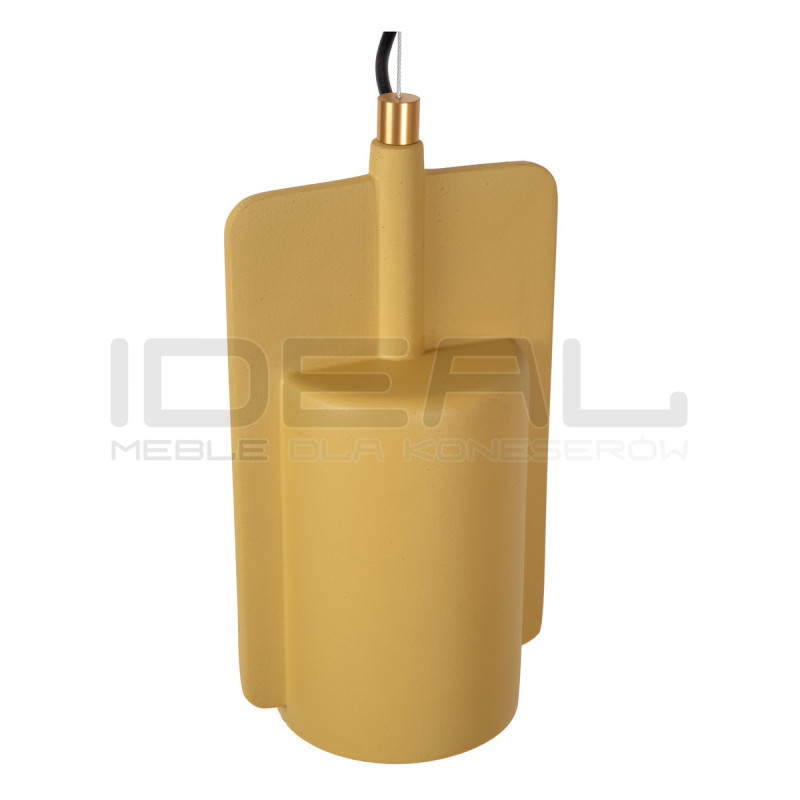 Betonowa lampa wisząca Bat żółta