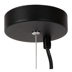 Betonowa lampa wisząca Bat żółta