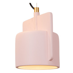 Betonowa lampa wisząca Bat potrójna kolorowa